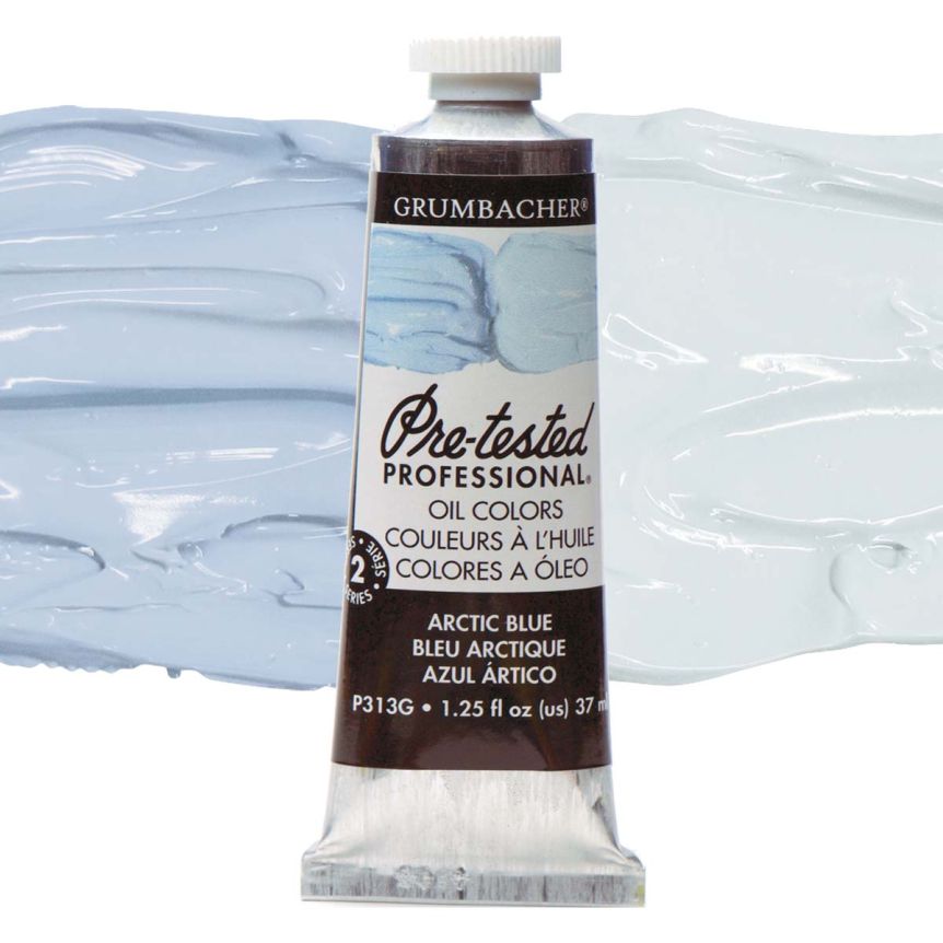 Grumbacher Pre-Tested Oil Color 37 ml Tube - Arctic Blue