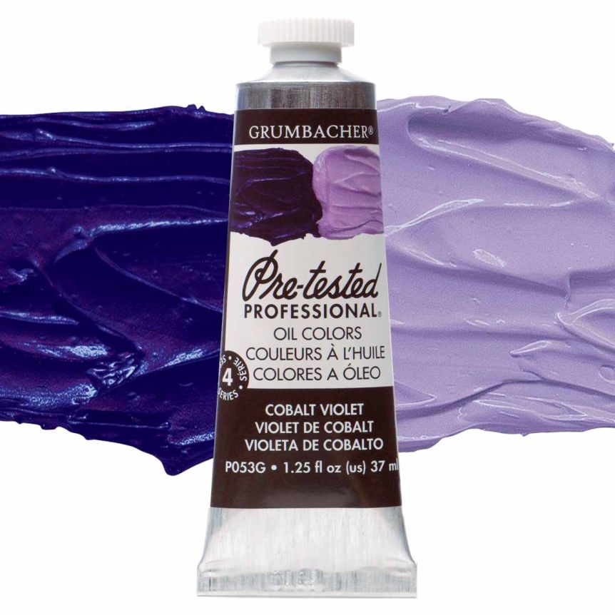 Grumbacher Pre-Tested Oil Paint 37 ml Tube - Cobalt Violet