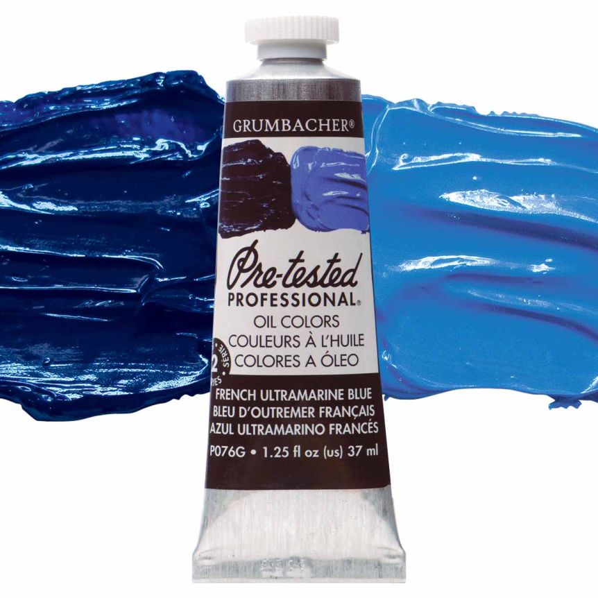 Grumbacher Pre-Tested Oil Color 37 ml Tube - French Ultramarine Blue