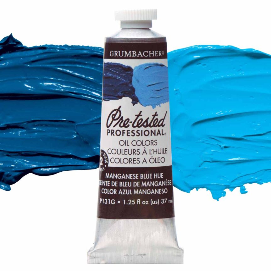 Grumbacher Pre-Tested Oil Color 37 ml Tube - Manganese Blue Hue