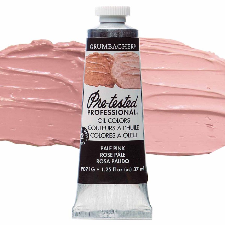 Grumbacher Pre-Tested Oil Paint 37 ml Tube - Pale Pink