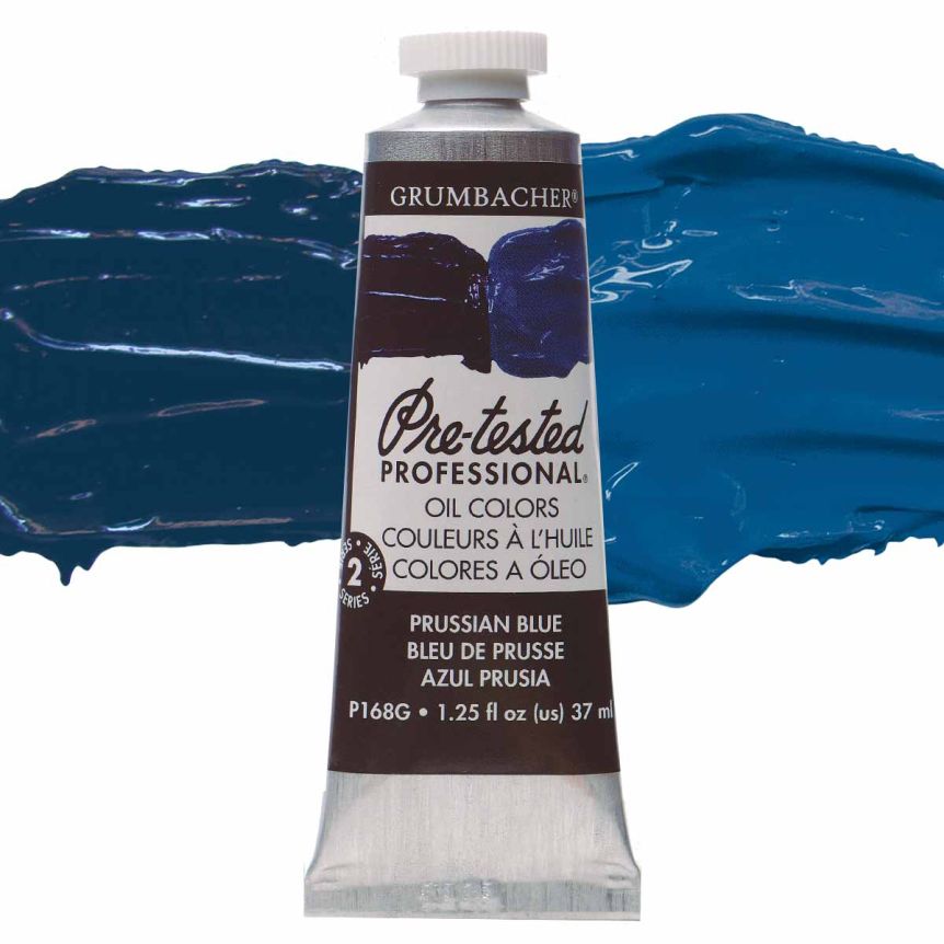 Grumbacher Pre-Tested Oil Color 37 ml Tube - Prussian Blue