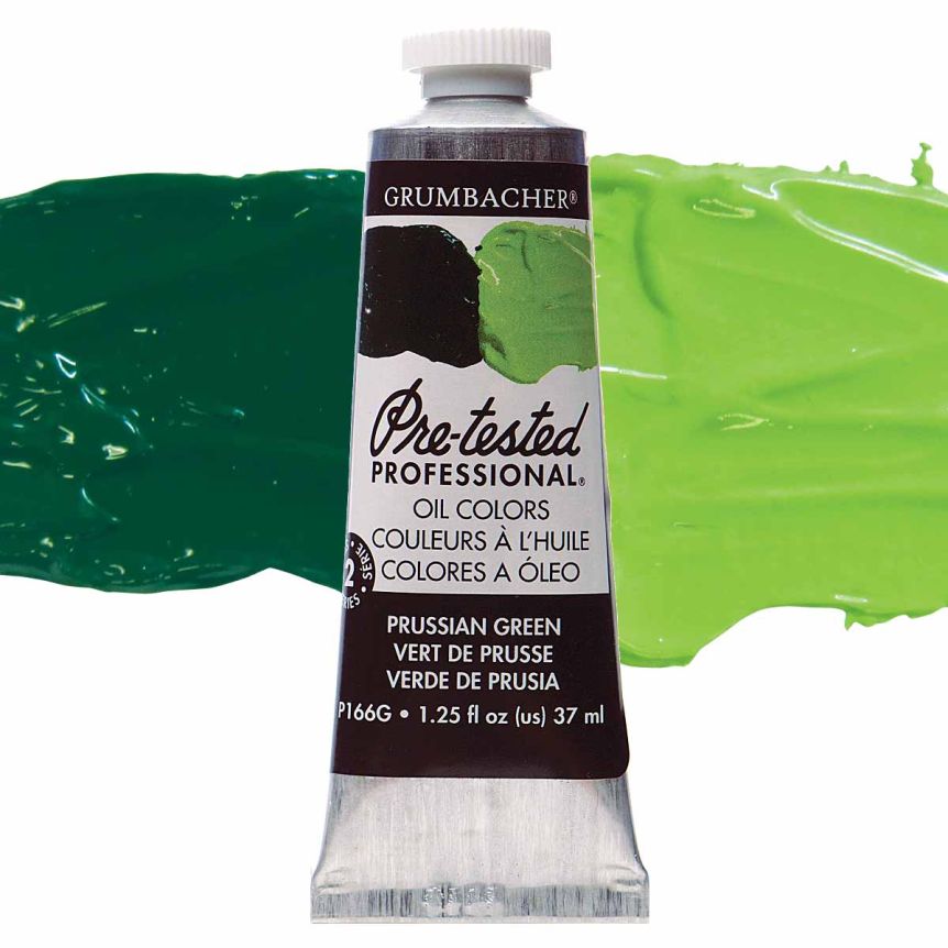 Grumbacher Pre-Tested Oil Paint 37 ml Tube - Prussian Green