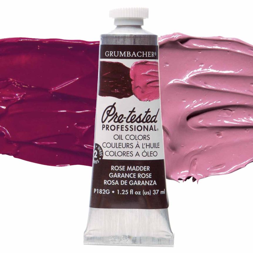 Grumbacher Pre-Tested Oil Paint 37 ml Tube - Rose Madder