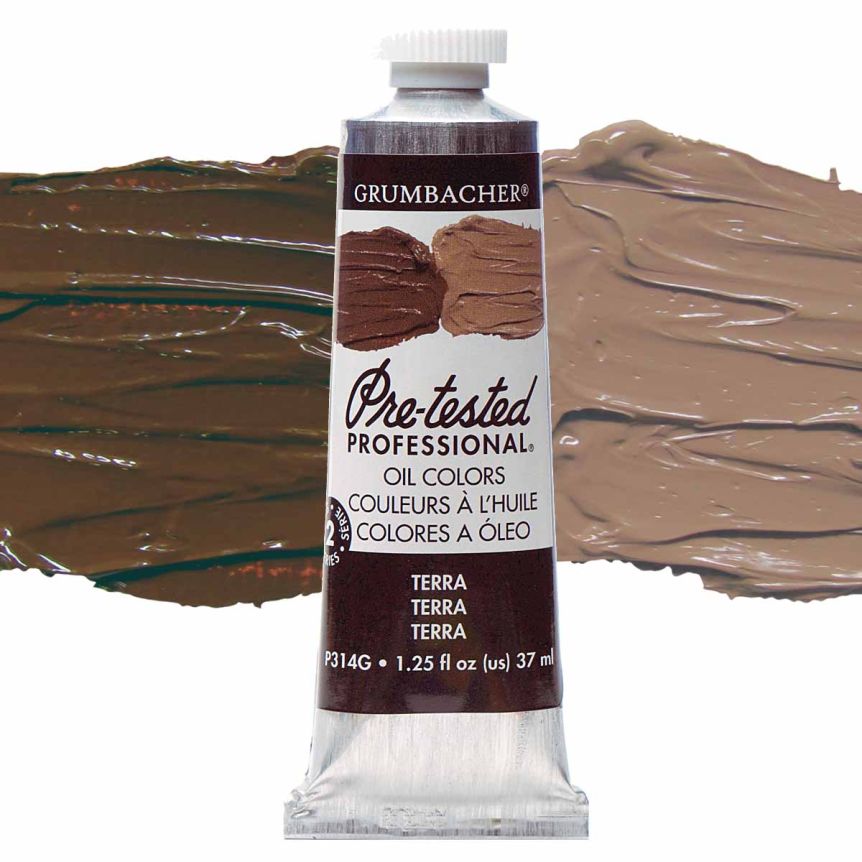 Grumbacher Pre-Tested Oil Color 37 ml Tube - Terra