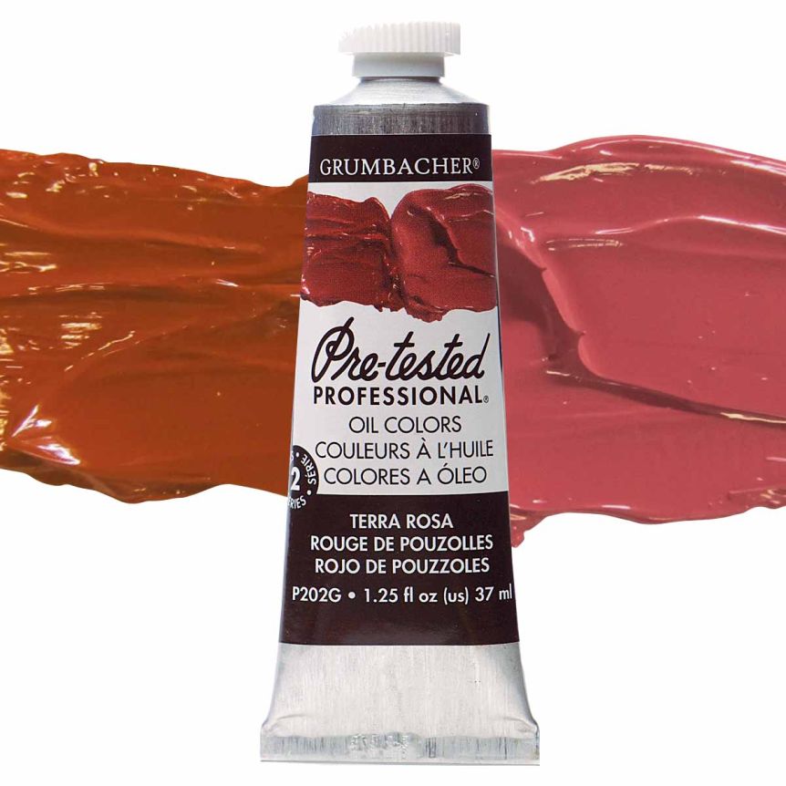 Grumbacher Pre-Tested Oil Paint 37 ml Tube - Terra Rosa