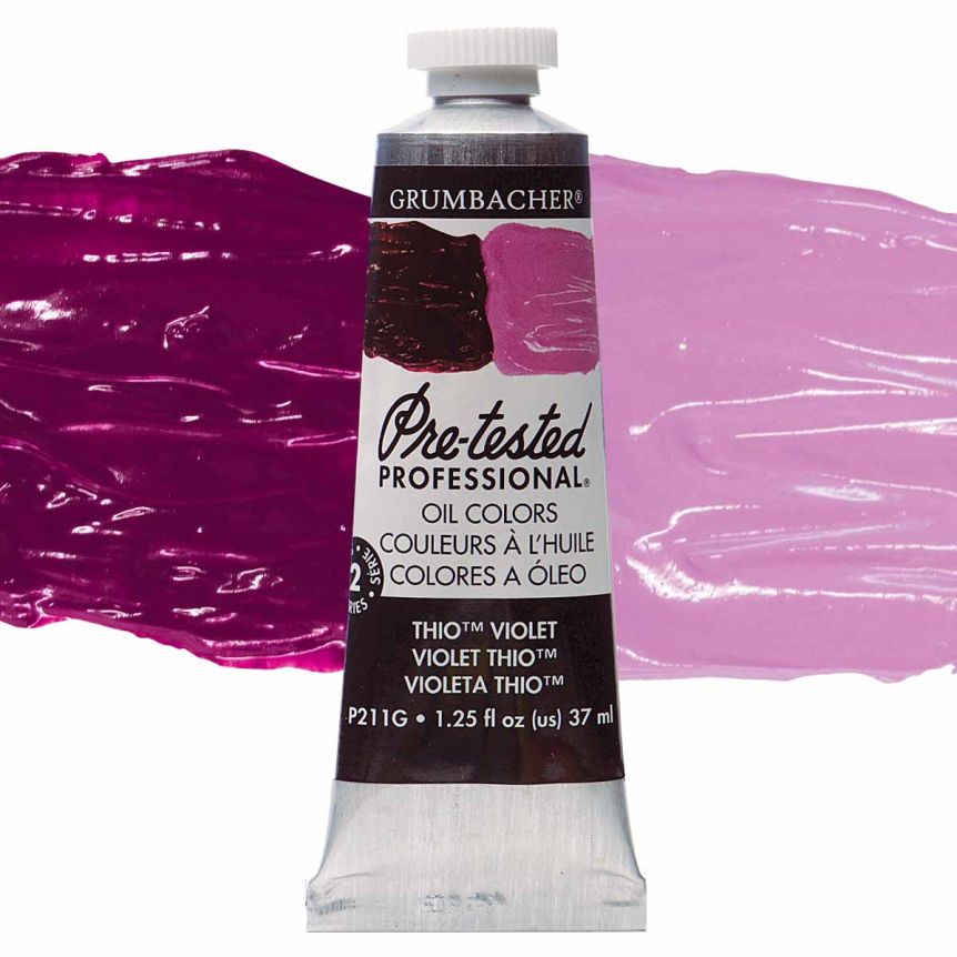 Grumbacher Pre-Tested Oil Paint 37 ml Tube - Thio Violet