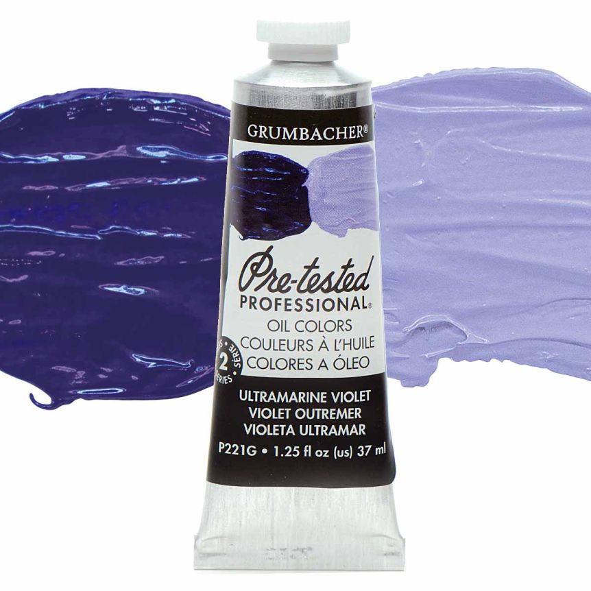 Grumbacher Pre-Tested Oil Paint 37 ml Tube - Ultramarine Violet