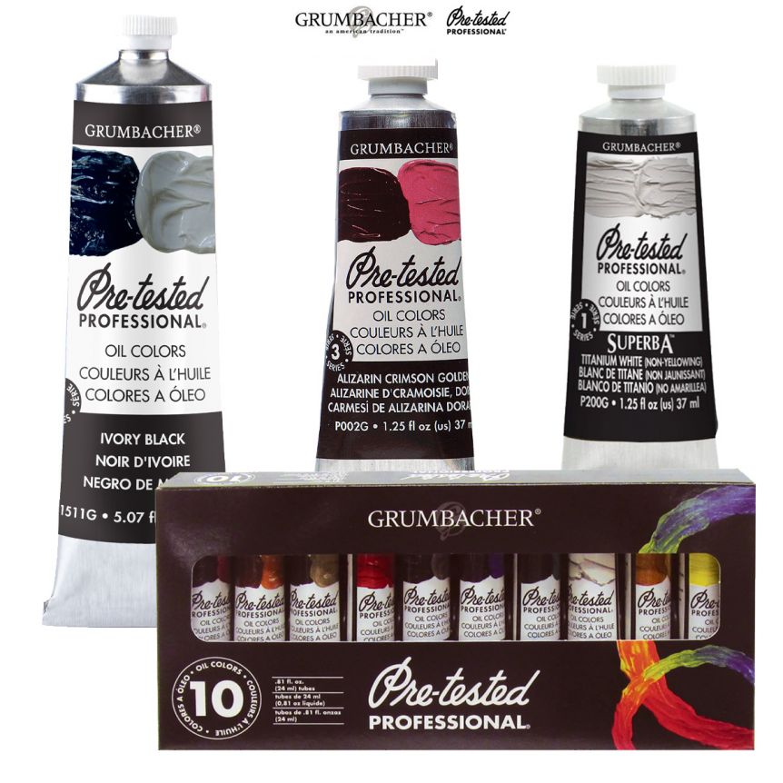Grumbacher Pre-Tested Oils Paints & Sets