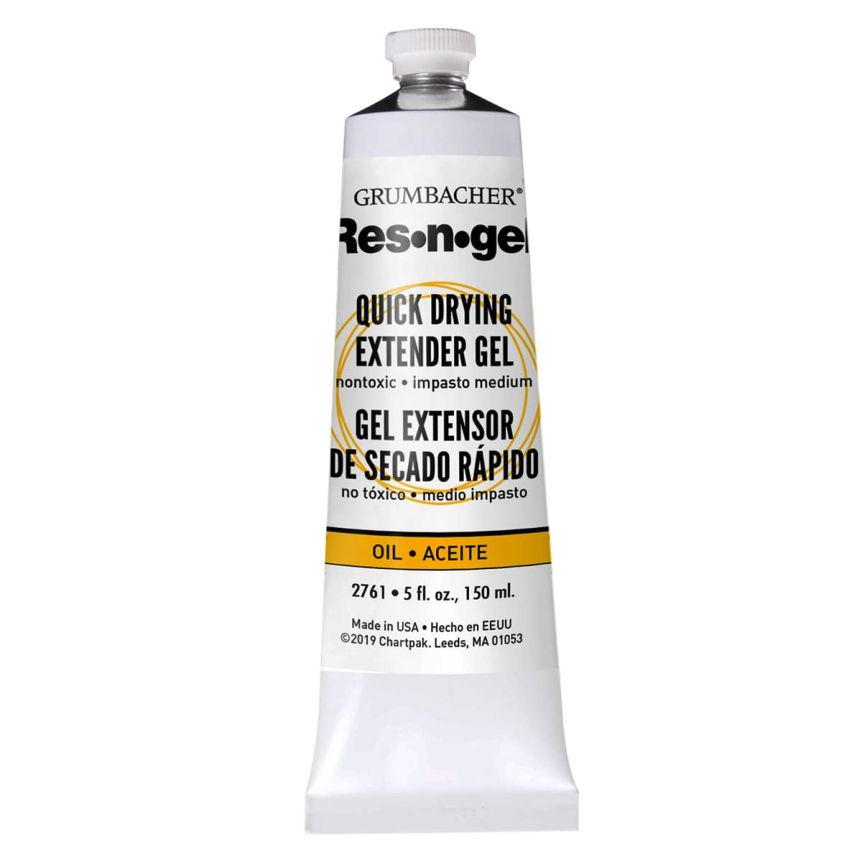 Grumbacher Res-N-Gel Quick Drying Extender Gel, 5oz Tube