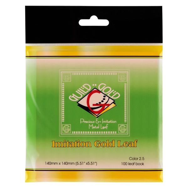 GuildGold Gold Imitation 2.5 Color 100 Leaves Jerry's Artarama