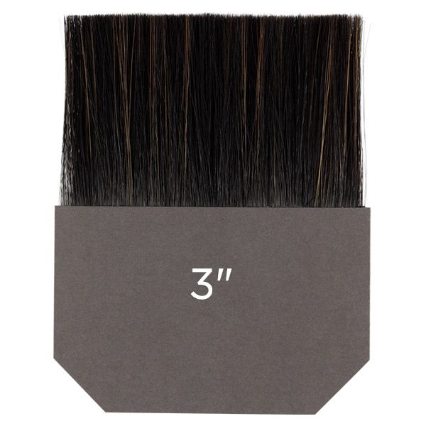 Gilders Tip Synthetic Squirrel Brush Double Thick 3 Inch