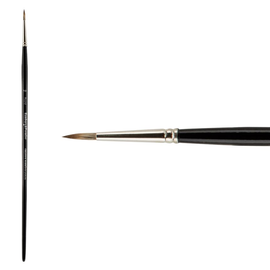 Hamburg Premier PRO Handmade Brush, Round Size #10