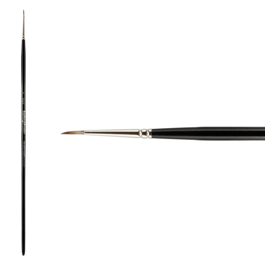 Hamburg Premier PRO Handmade Brush, Round Size #4