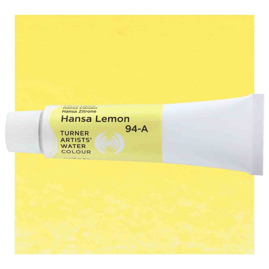 Turner Professional Watercolor - Hansa Lemon, 15ml Tube