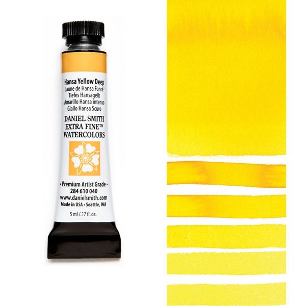 Daniel Smith Extra Fine Watercolor - Hansa Yellow Deep, 5ml Tube