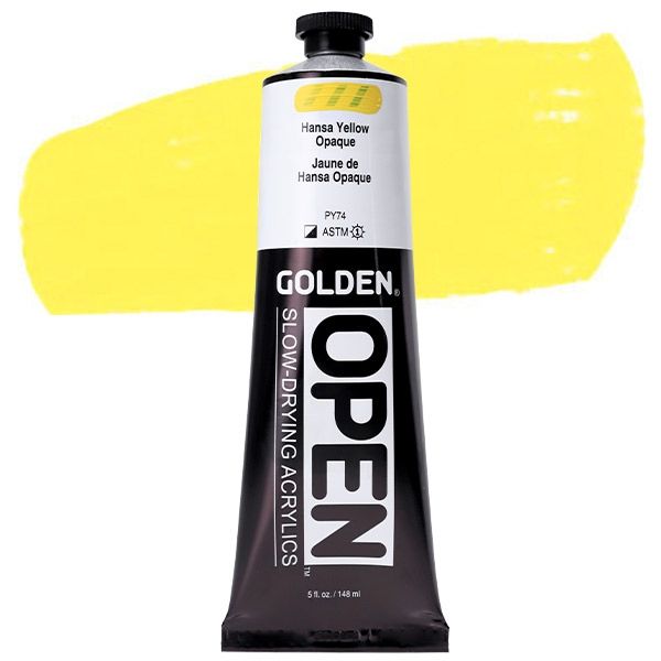 Golden OPEN Acrylic 5 oz Hansa Yellow Opaque