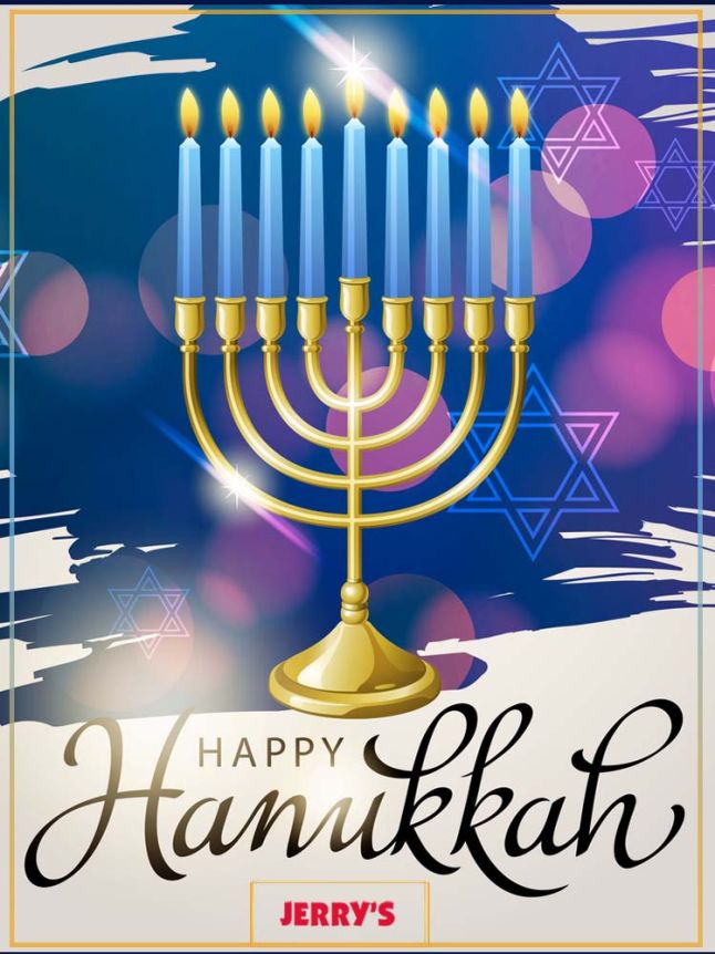 Happy Hanukkah - Menorah eGift Card 
