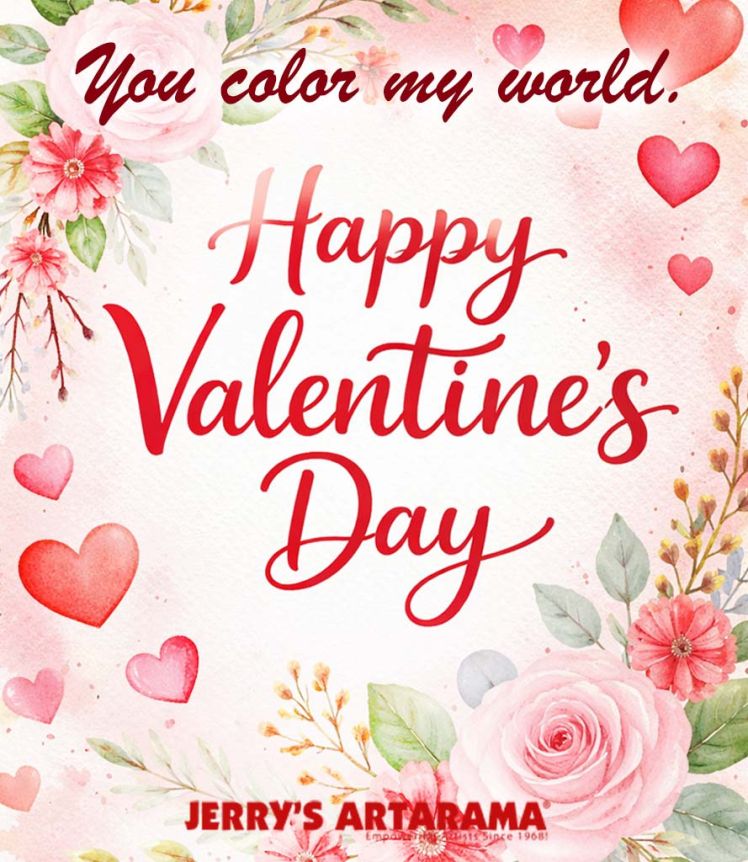 Valentine&#39;s Day Artist eGift Card - You Color My World