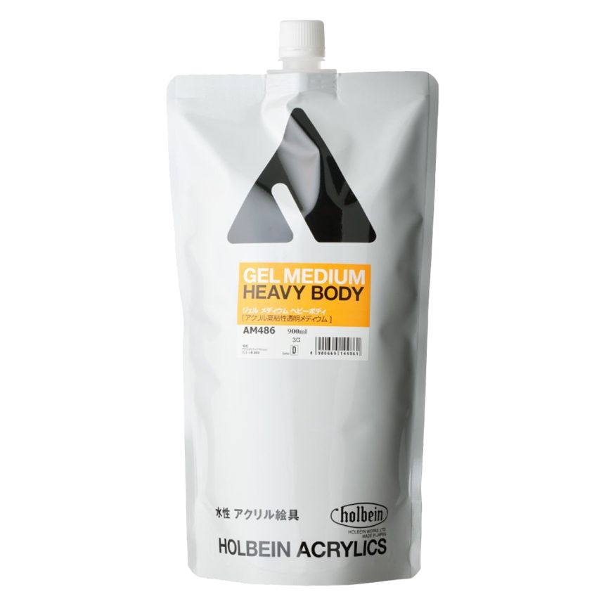 Holbein Artist Acrylic 900ml Heavy Body Gel Medium