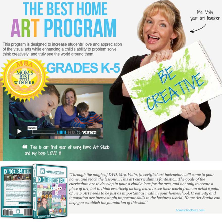 Award Winning Home Art Studio Program