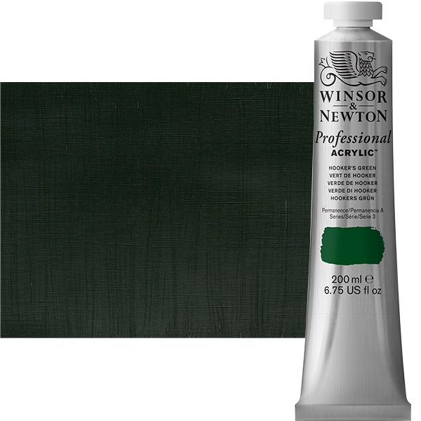 Winsor & Newton Professional Acrylic Hooker's Green 200 ml