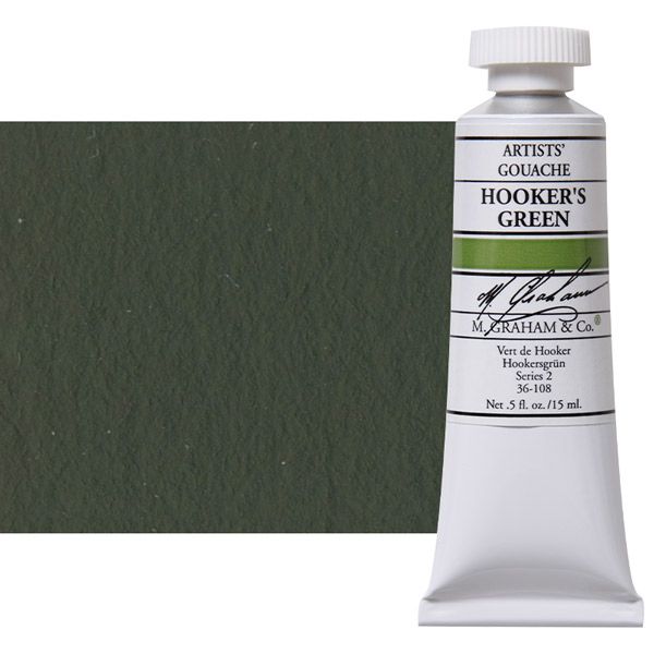 M Graham Gouache 15ml Hookers Green