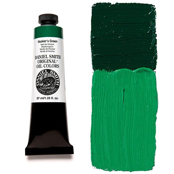 Daniel Smith Oil Colors - Hooker's Green, 37 ml Tube