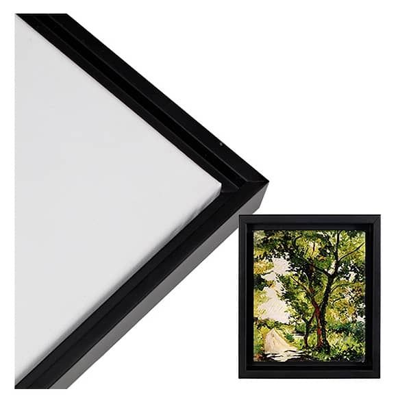 Illusions Floater Frame 6x6" Black for 3/4" Canvas