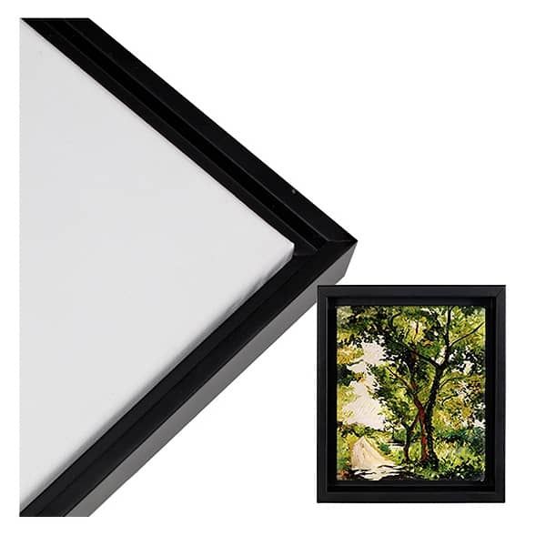 Illusions Floater Frame 18x18" Black for 3/4" Canvas