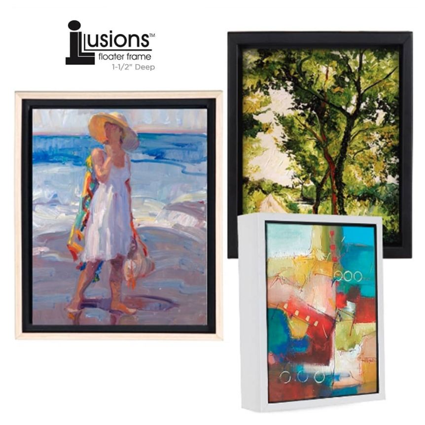 Illusions Floater Canvas Frames 1-1/2” Deep