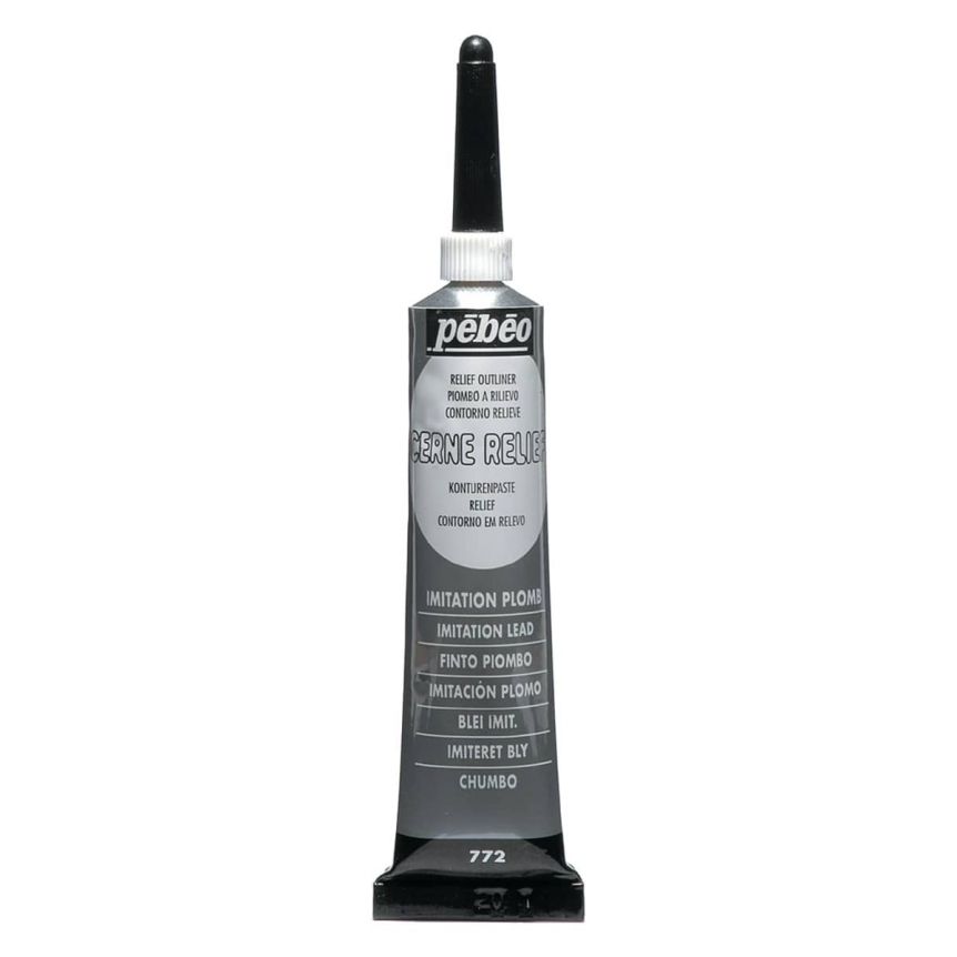 Pebeo Cerne Relief - Imitation Lead, 20ml