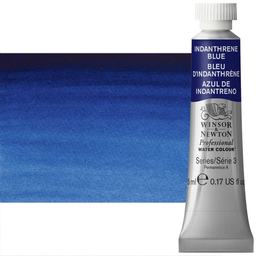 Winsor & Newton Professional Watercolor - Indanthrene Blue, 5ml Tube