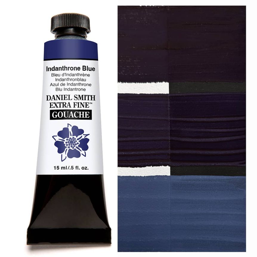DANIEL SMITH Extra Fine GOUACHE Indanthrone Blue, 15ml Tube