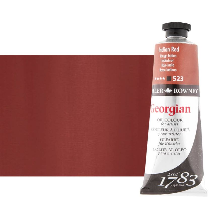 Daler-Rowney Georgian Oil Color 38ml Tube - Indian Red