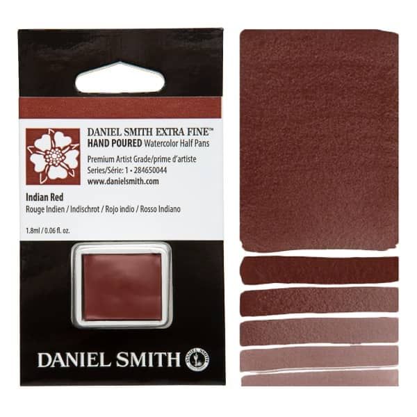 Daniel Smith Watercolor Half Pan Indian Red