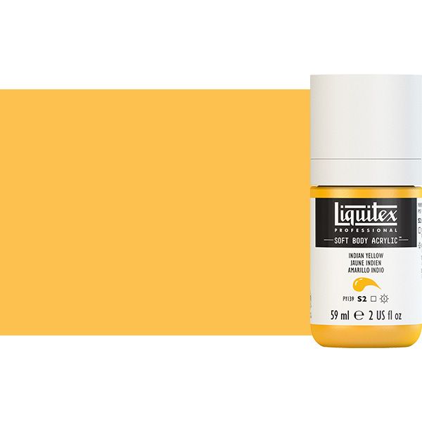 Liquitex Professional Soft Body Acrylic 2oz Indian Yellow