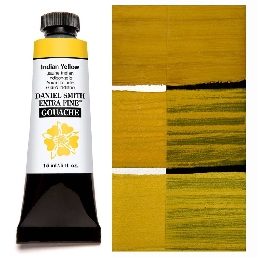 DANIEL SMITH Extra Fine GOUACHE Indian Yellow, 15ml Tube