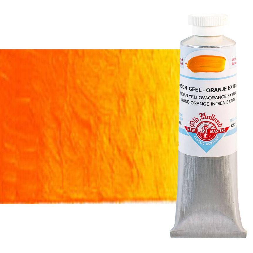 Old Holland New Masters Classic Acrylic Colors Indian Yellow Orange Extra 60 ml