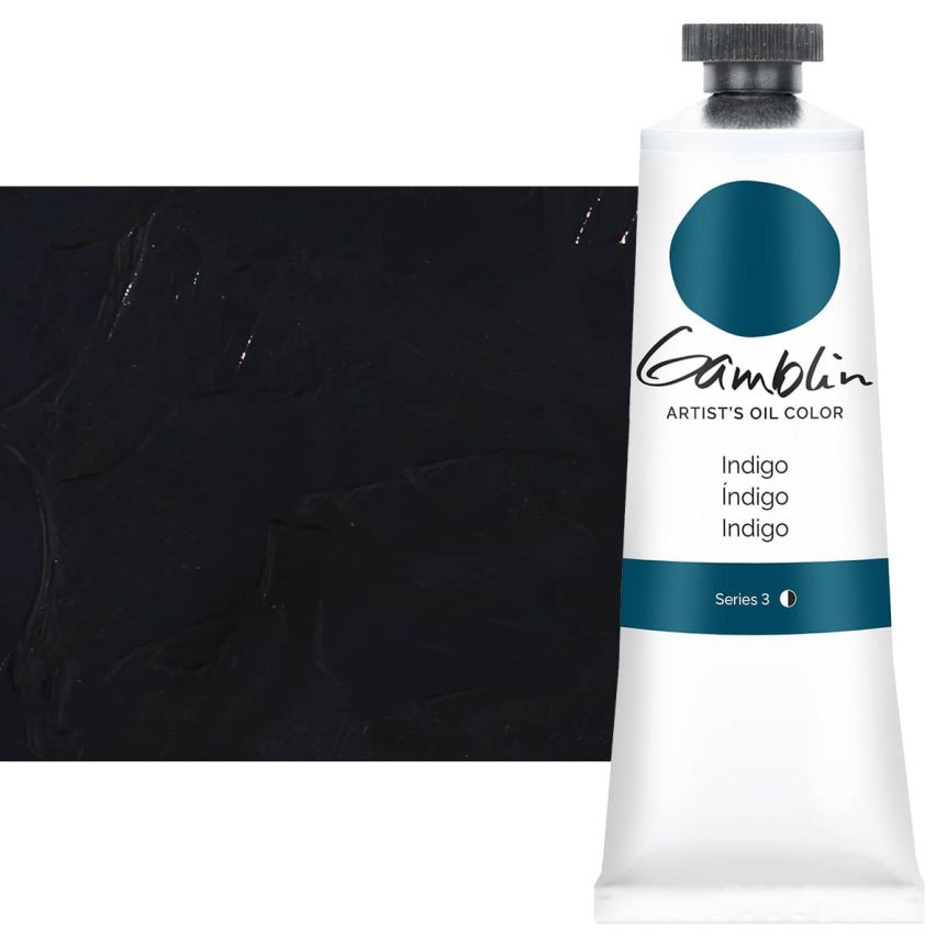 Gamblin Artists Oil - Indigo, 37ml Tube