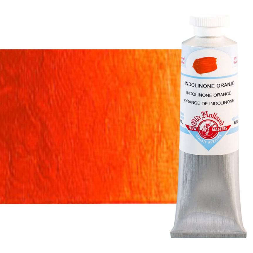 Old Holland New Masters Classic Acrylic Colors Indonlinone Orange 60 ml