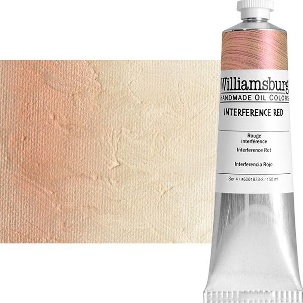 Williamsburg Handmade Oil Paint - Interference Red, 150ml Tube