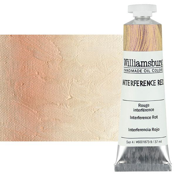 Williamsburg Handmade Oil Paint - Interference Red, 37ml Tube