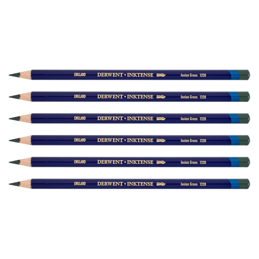 Derwent Inktense Pencil - Ionian Green (Box of 6)
