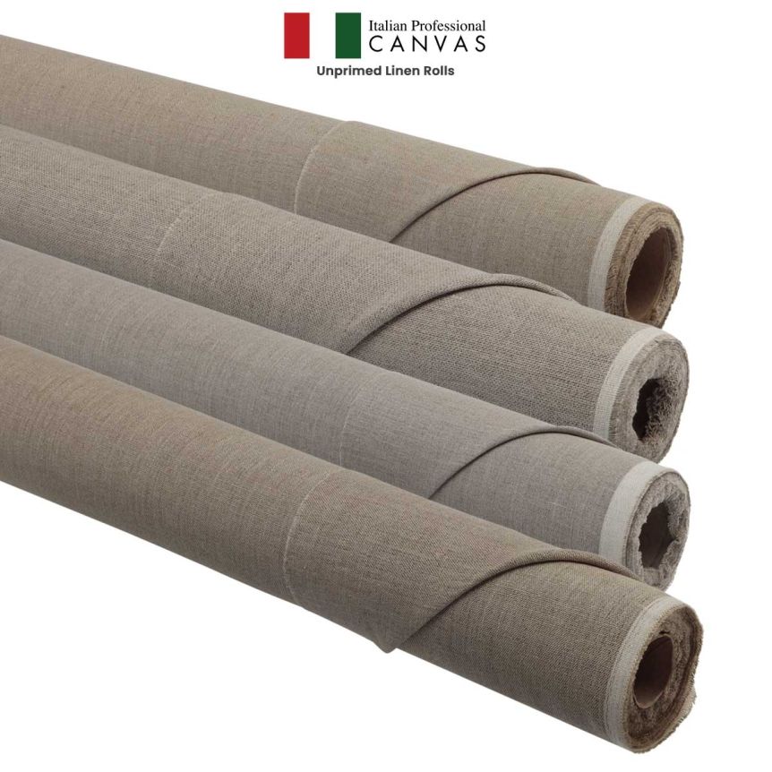 Italian Professional Canvas - Unprimed Linen Rolls
