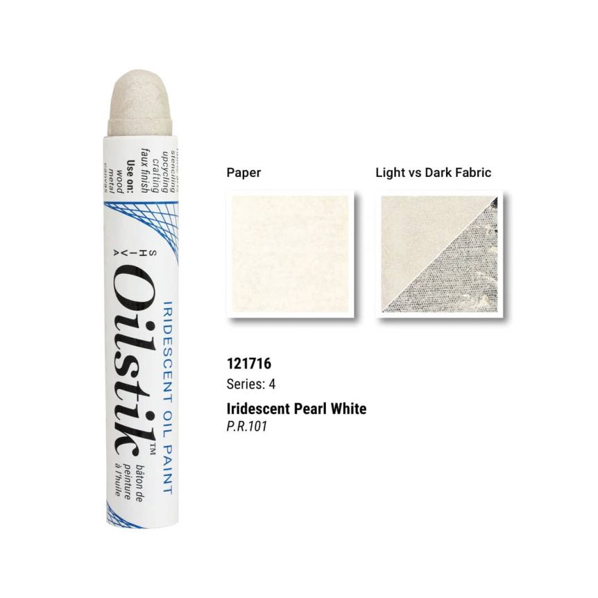 Richeson Shiva Oilstik - Iridescent Pearl White
