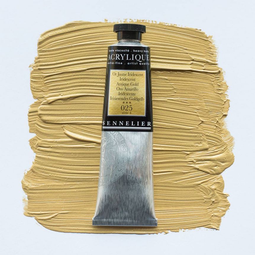 Sennelier Extra-Fine Artist Acryliques - Cadmium Yellow Medium, 60 ml tube