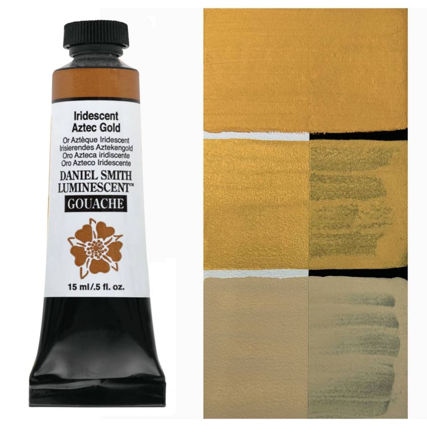 DANIEL SMITH Extra Fine GOUACHE Iridescent Aztec Gold, 15ml Tube