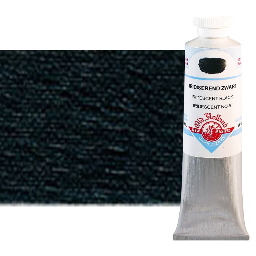 Old Holland New Masters Classic Acrylic Colors Iridescent Black 60 ml