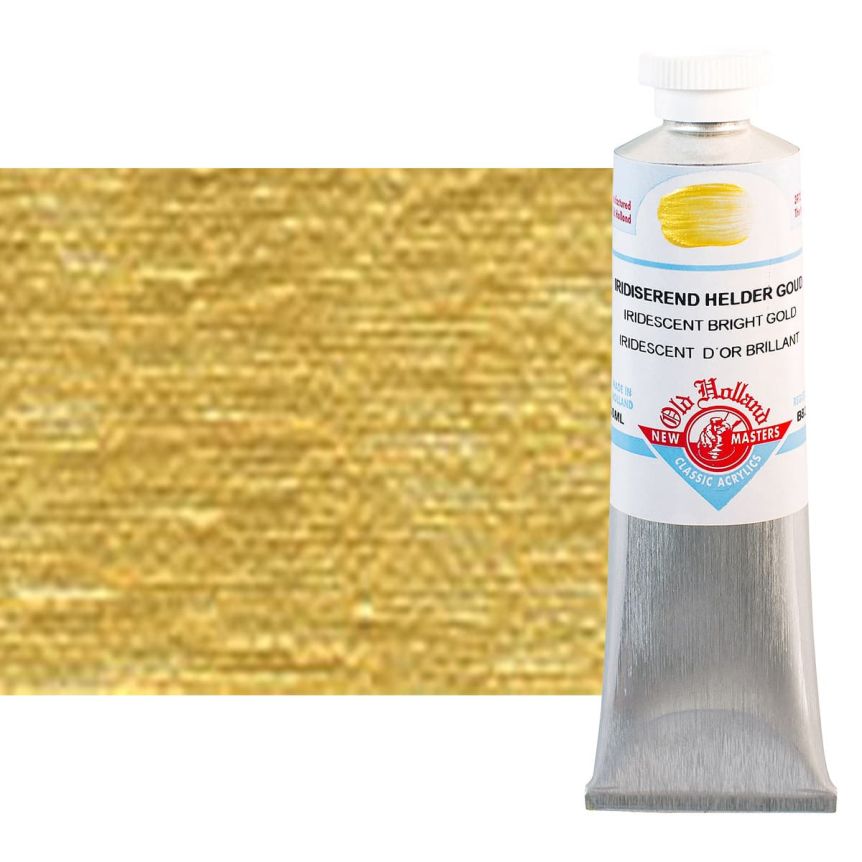 Old Holland New Masters Classic Acrylic Colors Iridescent Bright Gold 60 ml
